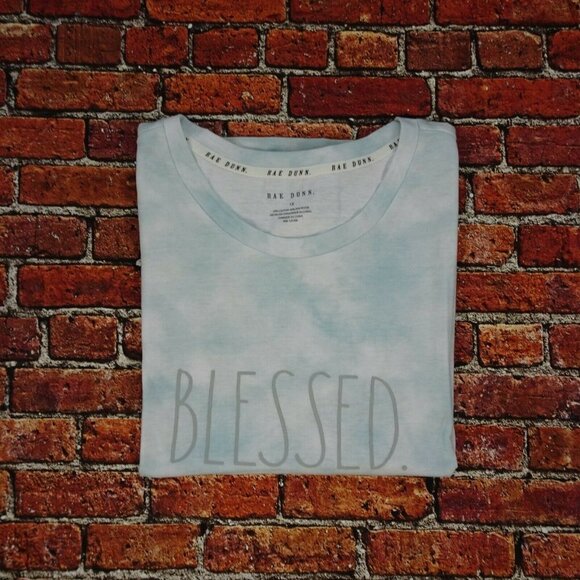 NWT Rae Dunn "BLESSED" Graphic Tee T-Shirt Tie-Dye Plus 1X - Picture 11 of 11